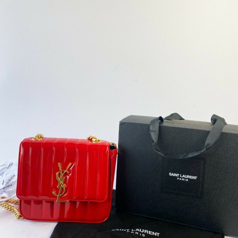 YSL Red crossbody bag